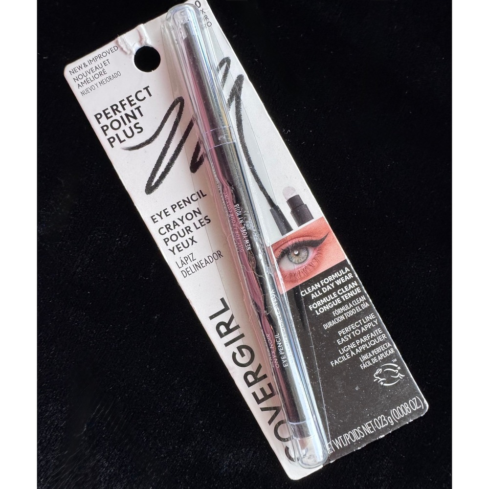 CoverGirl Perfect Point Plus EyePencil 200 Black Onyx Eyeliner New MakeUp Artist